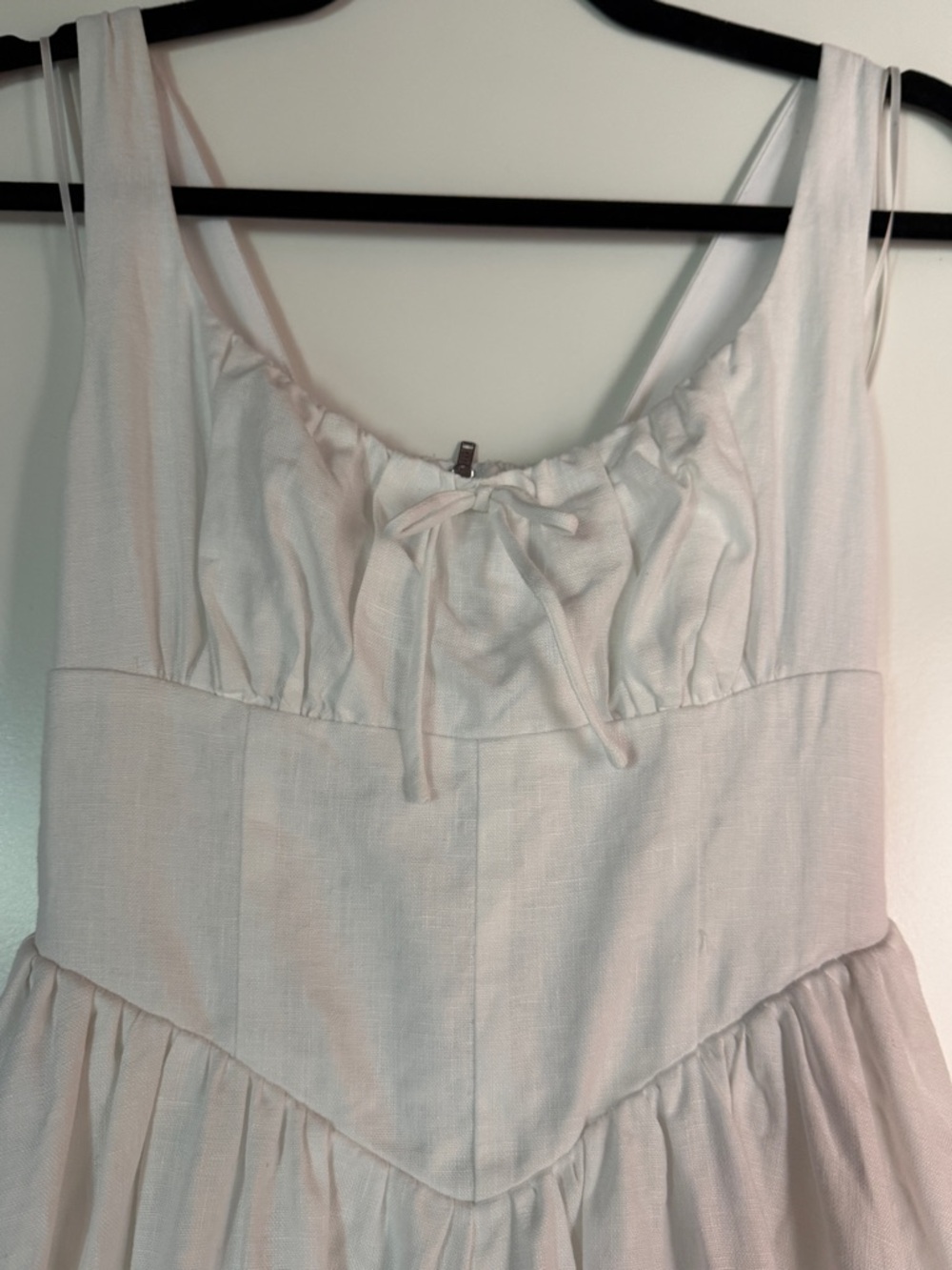 Reformation Balia Dress - White Linen - Picture 5 of 6